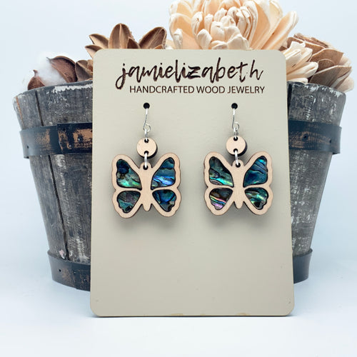 Ocean Bloom Butterfly - Earrings