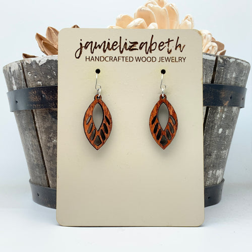 Walnut, Maple and Mesquite Masterpiece - Earrings (Vault)