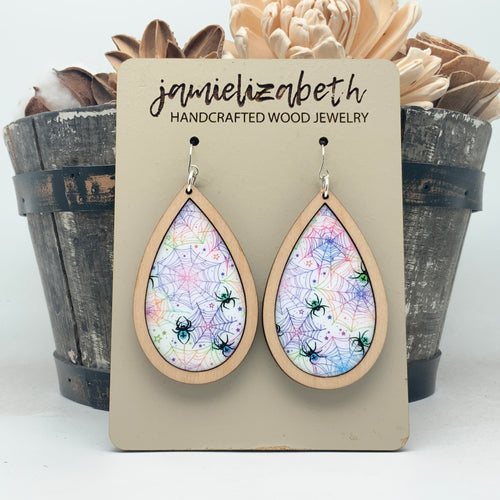 White Neon Spiderwebs