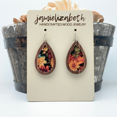 Thanksgiving Floral Earrings