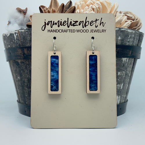 Spooky Night Sky Acrylic Earrings or Necklace