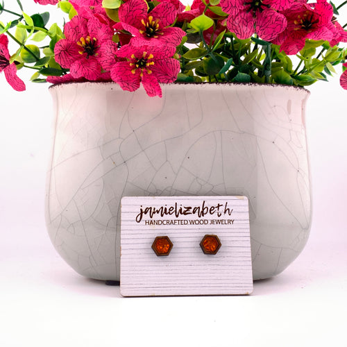 Glowing Orange - Earrings