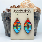 Bright Brushstroke Marquise #3