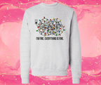 I'm Fine Hanes Unisex Long Sleeve Sweatshirt