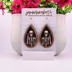 Peace Skelly Earrings