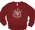 Joy to the World Long Sleeve Shirt - Red