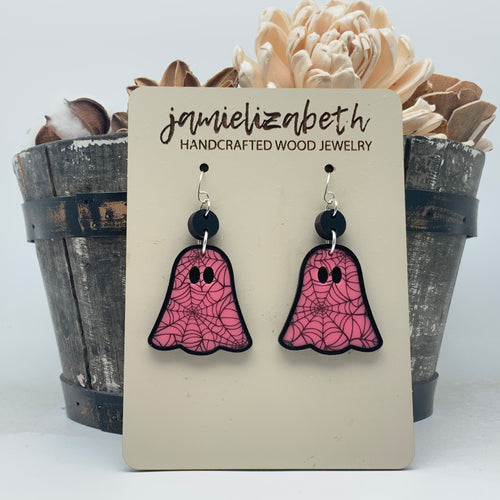 Pink Spiderweb Ghosts