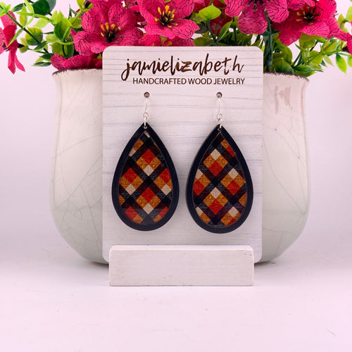 Campfire Plaid Earrings