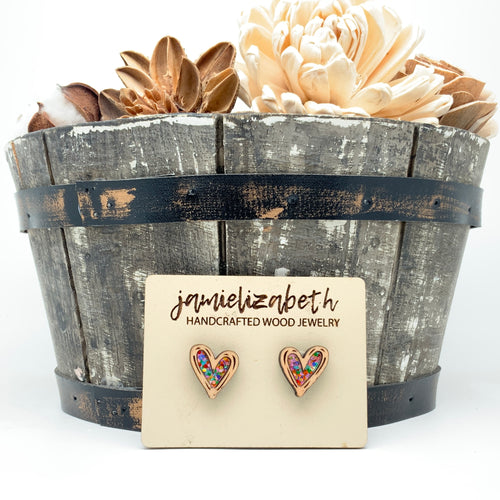 Color Bloom Mended Heart - Earrings *GCCAC Fundraiser Set