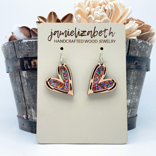 Color Bloom Mended Heart - Earrings *GCCAC Fundraiser Set