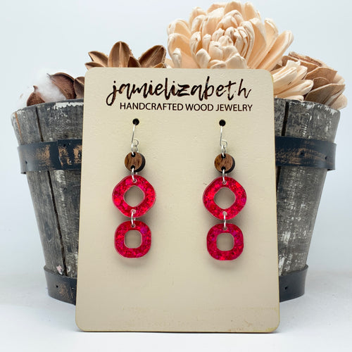 Plumeria Pink Geo Drops