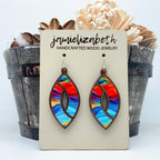 Bright Brushstroke Marquise #2