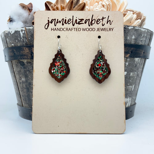 Holly Jolly Acrylic Earrings