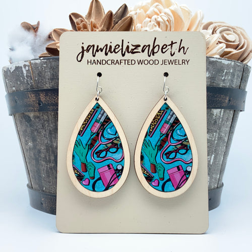 Super Fun Scrubs Acrylic - Earrings