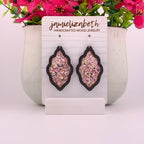 Flamingo Glitter Scallop - Large (Vault)
