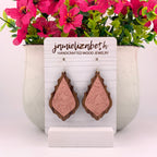 Pink Tooled Chandeliers