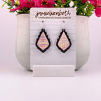 Crosshatch Cork Chandelier Medium