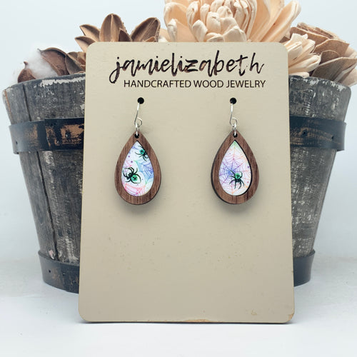 White Neon Spiderwebs