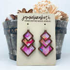 Bubble Pink Diamond Drops