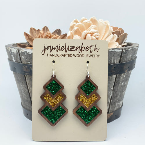 Lucky Diamond Drops - Earrings (Vault)