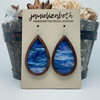 Spooky Night Sky Acrylic Earrings or Necklace
