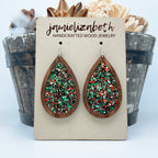 Holly Jolly Acrylic Earrings