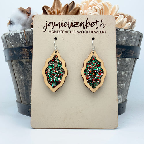 Holly Jolly Acrylic Earrings