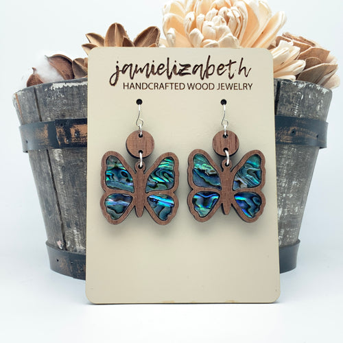 Ocean Bloom Butterfly - Earrings