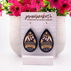 Build Your Own Football Spirit Earrings - Custom School Colors