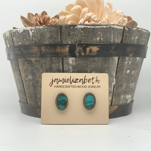 Marine Swirl Acrylic Teardrops (Vault)