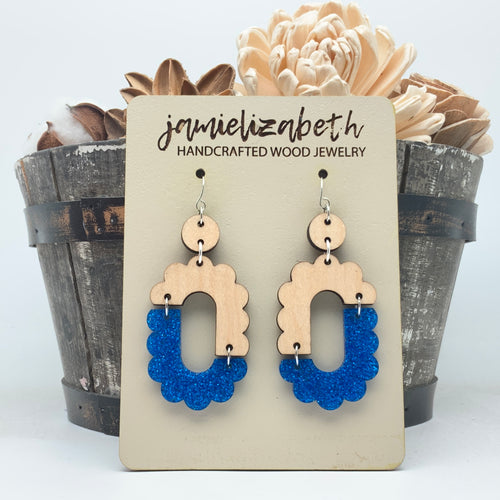 Royalty Blue Boho Bubbles