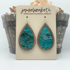 Marine Swirl Acrylic Teardrops (Vault)