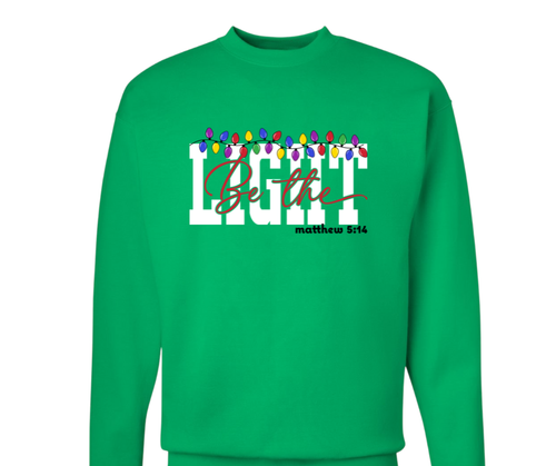 Be the Light Hanes Unisex Long Sleeve Sweatshirt