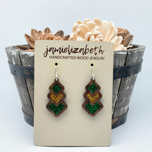 Lucky Diamond Drops - Earrings (Vault)