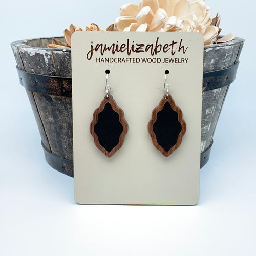 Black Cork Earrings (Vault)