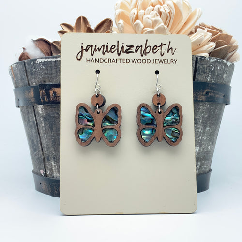 Ocean Bloom Butterfly - Earrings