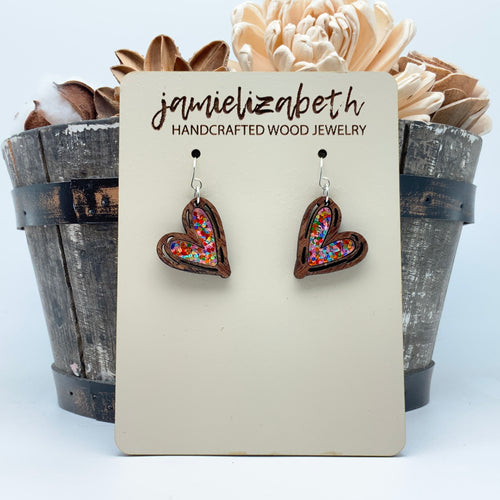 Color Bloom Mended Heart - Earrings *GCCAC Fundraiser Set