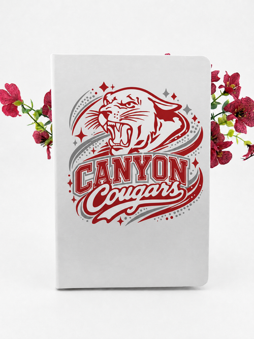 Canyon Cougars School Spirit Elevated Notebook