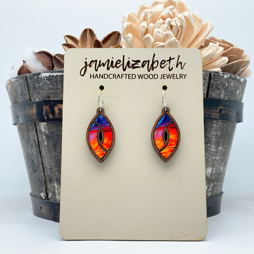 Bright Brushstroke Marquise #9