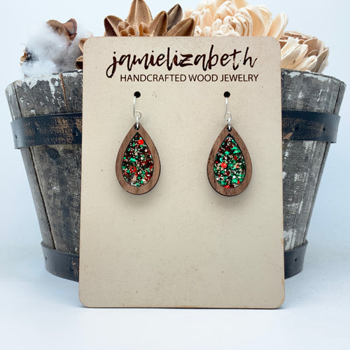Holly Jolly Acrylic Earrings