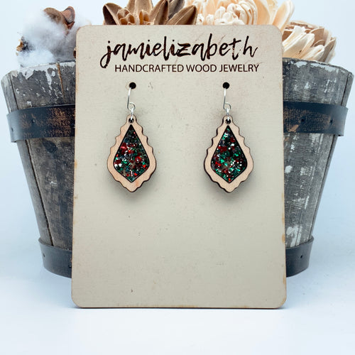 Holly Jolly Acrylic Earrings