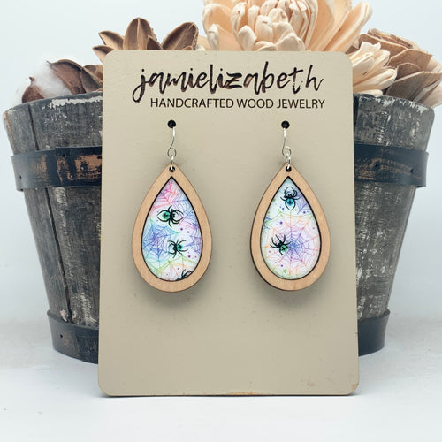 White Neon Spiderwebs