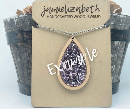 Spooky Night Sky Acrylic Earrings or Necklace