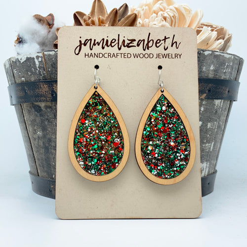 Holly Jolly Acrylic Earrings
