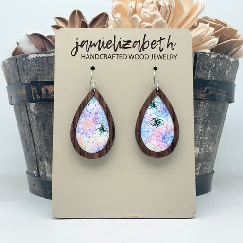 White Neon Spiderwebs