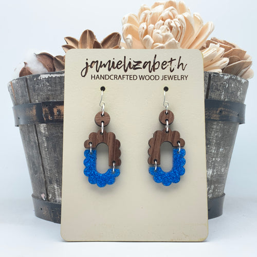 Royalty Blue Boho Bubbles