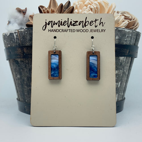 Spooky Night Sky Acrylic Earrings or Necklace