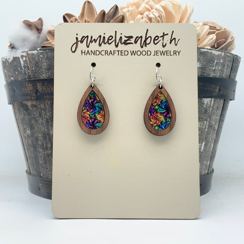 Twist & Twirl Pinwheel Earrings - Guadalupe County Children's Advocacy Center Fundraiser