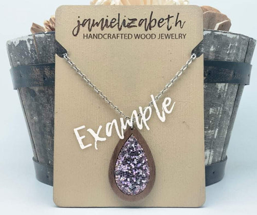 Heart on Fire Acrylic - Earrings or Necklace