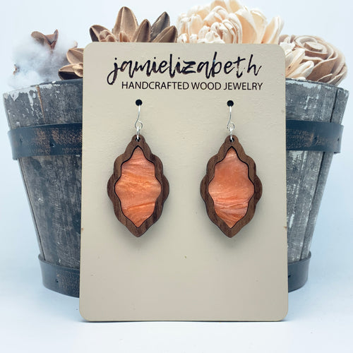Fall Orange Swirl Acrylic (Vault)
